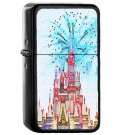 Disney - Oil Windproof Flip Top Black Lighters Briquet Encendedor EE