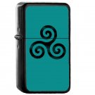 Derek Hale Tatt - Oil Windproof Flip Top Black Lighters Briquet Encendedor EE