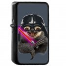 Darth Sloth Vader Star Wars - Oil Windproof Flip Top Black Lighters Briquet Encendedor EE