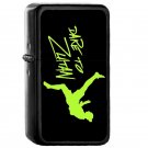 Dare To Zlatan - Oil Windproof Flip Top Black Lighters Briquet Encendedor EE