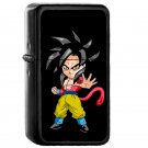 Cute Kamehame - Oil Windproof Flip Top Black Lighters Briquet Encendedor EE
