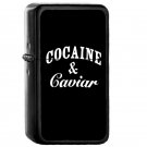 Cocaine And Caviar - Oil Windproof Flip Top Black Lighters Briquet Encendedor EE