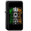 Conor Mcgregor r - Oil Windproof Flip Top Black Lighters Briquet Encendedor EE