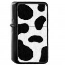 Cow Print - Oil Windproof Flip Top Black Lighters Briquet Encendedor EE