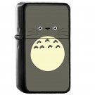 Cover Totoro Japanese Anime - Oil Windproof Flip Top Black Lighters Briquet Encendedor EE