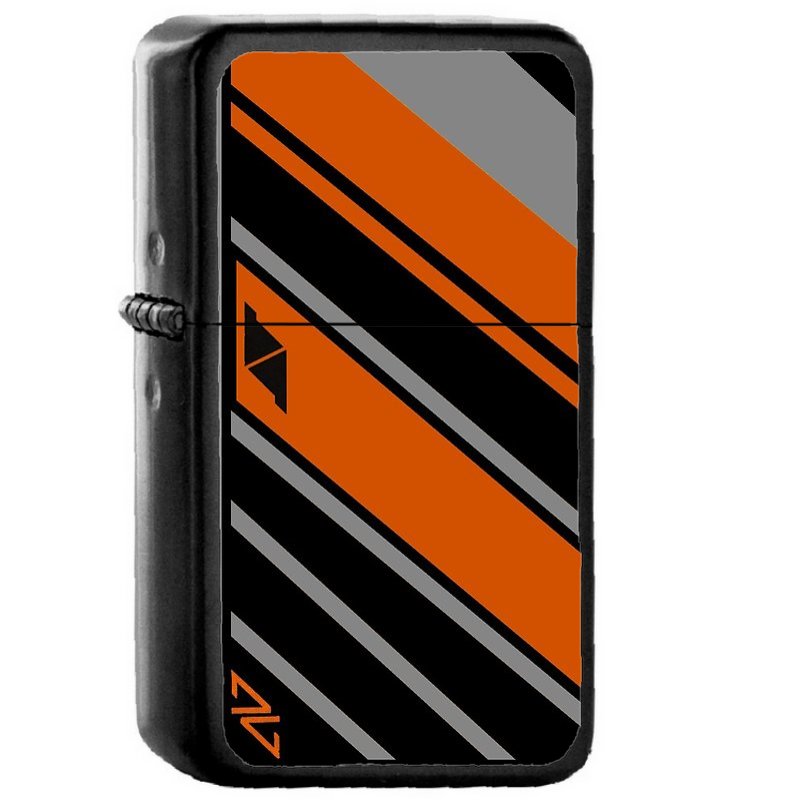 Cs Go Asimov Counter Strike Global Offensive - Oil Windproof Flip Top Black Lighters Briquet