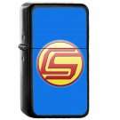 Captain Sparklez - Oil Windproof Flip Top Black Lighters Briquet Encendedor EE