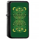 Card Back Hylian Court Legend Of Zelda - Oil Windproof Flip Top Black Lighters Briquet Encendedor EE