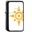 Case Of Courage - Oil Windproof Flip Top Black Lighters Briquet Encendedor EE