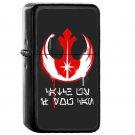 Catch Us If You Can Star Wars Rebel - Oil Windproof Flip Top Black Lighters Briquet Encendedor EE