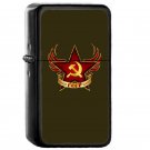 Cccp Army  - Oil Windproof Flip Top Black Lighters Briquet Encendedor EE