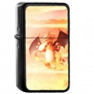 Charizard Pokemon - Oil Windproof Flip Top Black Lighters Briquet Encendedor EE