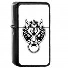 Cloud Strifes Wolf Emblem Black - Oil Windproof Flip Top Black Lighters Briquet Encendedor EE