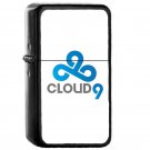 Cloud 9  - Oil Windproof Flip Top Black Lighters Briquet Encendedor EE