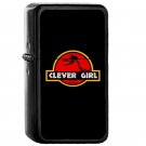 Clever Girl - Oil Windproof Flip Top Black Lighters Briquet Encendedor EE