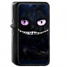Cheshire Cat - Oil Windproof Flip Top Black Lighters Briquet Encendedor EE