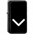 Arrow Down Sign To Navigate - Oil Windproof Black Lighters Briquet Encendedor