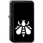 Bee - Oil Windproof Black Lighters Briquet Encendedor