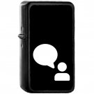 Candidate - Oil Windproof Black Lighters Briquet Encendedor