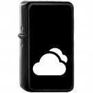 Clouds - Oil Windproof Black Lighters Briquet Encendedor