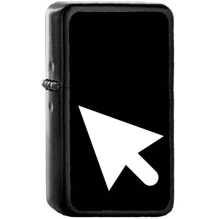 Cursor - Oil Windproof Black Lighters Briquet Encendedor