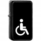 Disabled - Oil Windproof Black Lighters Briquet Encendedor
