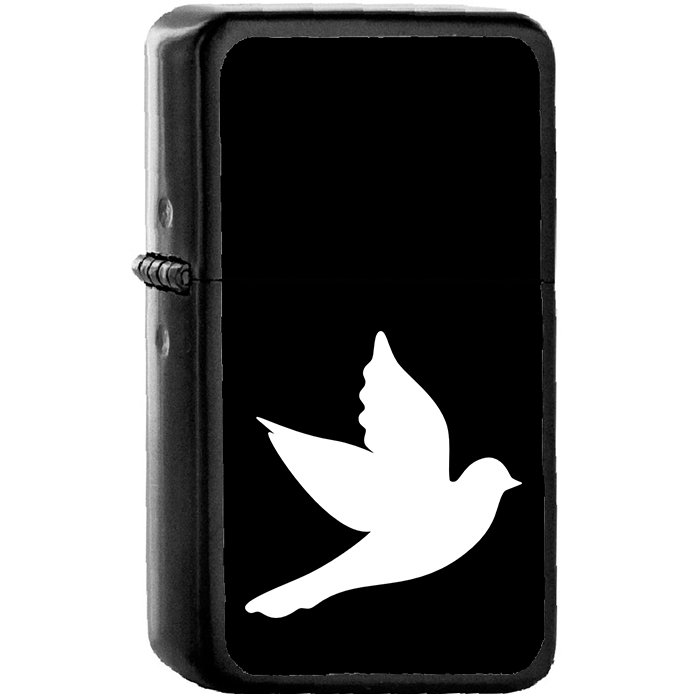 Dove - Oil Windproof Black Lighters Briquet Encendedor