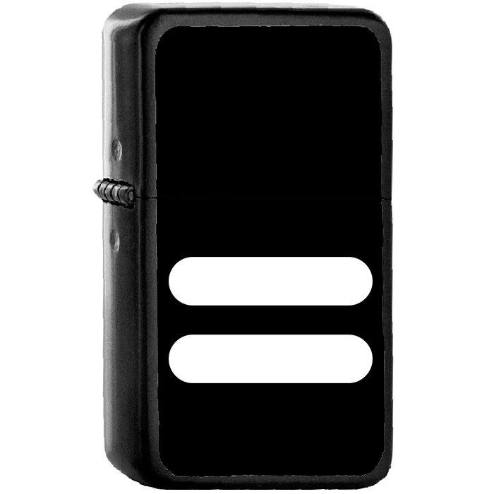 Equal - Oil Windproof Black Lighters Briquet Encendedor