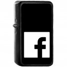 Facebook Square Social Logo - Oil Windproof Black Lighters Briquet Encendedor