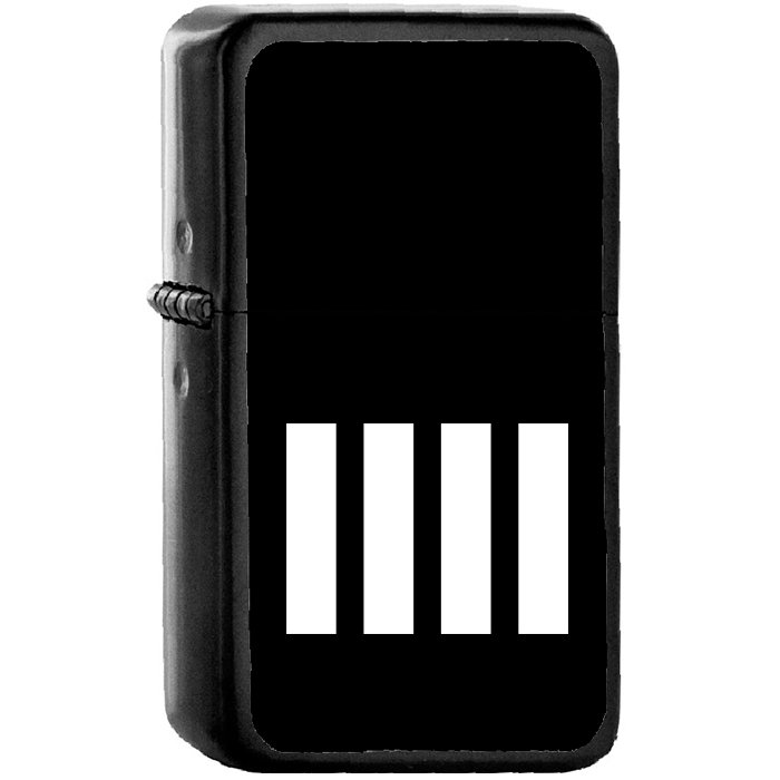 Fence - Oil Windproof Black Lighters Briquet Encendedor