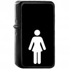 Girl - Oil Windproof Black Lighters Briquet Encendedor