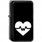 Heartbeat Veterinary - Oil Windproof Black Lighters Briquet Encendedor