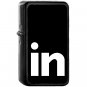 Linkedin - Oil Windproof Black Lighters Briquet Encendedor