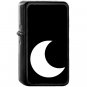 Moon - Oil Windproof Black Lighters Briquet Encendedor