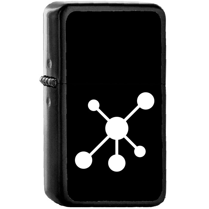 Network - Oil Windproof Black Lighters Briquet Encendedor
