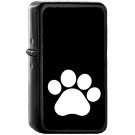 Pawprint - Oil Windproof Black Lighters Briquet Encendedor