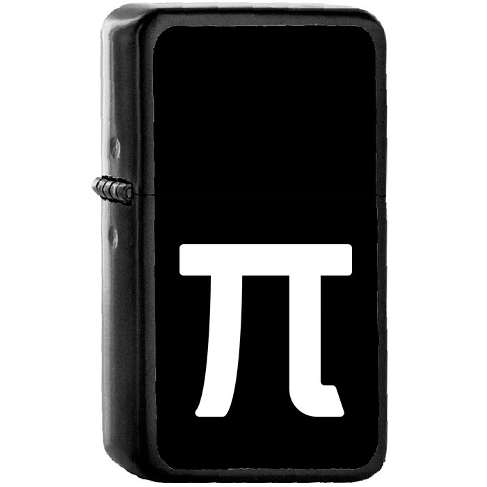 Pi - Oil Windproof Black Lighters Briquet Encendedor
