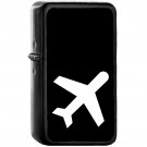 Plane - Oil Windproof Black Lighters Briquet Encendedor