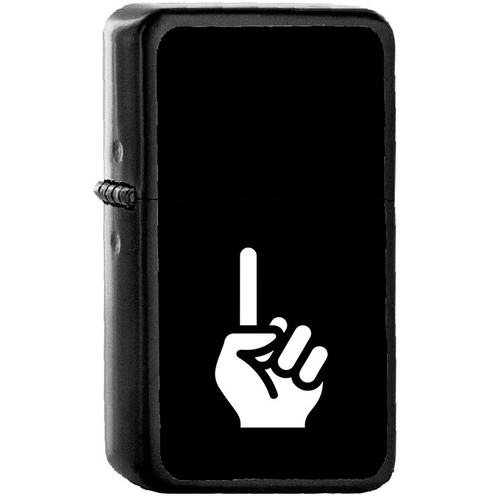Pointing - Oil Windproof Black Lighters Briquet Encendedor
