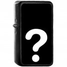 Question Mark - Oil Windproof Black Lighters Briquet Encendedor