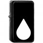 Raindrop Close Up - Oil Windproof Black Lighters Briquet Encendedor