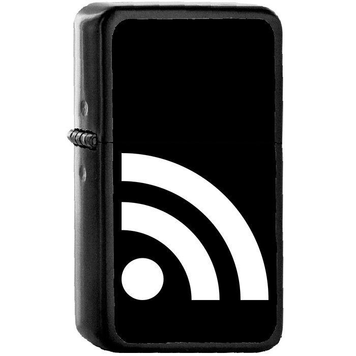 RSS - Oil Windproof Black Lighters Briquet Encendedor