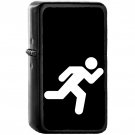 Running - Oil Windproof Black Lighters Briquet Encendedor
