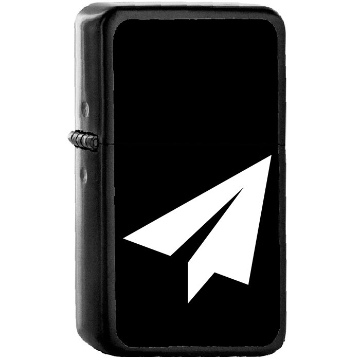 Send - Oil Windproof Black Lighters Briquet Encendedor