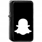 Snapchat 2 - Oil Windproof Black Lighters Briquet Encendedor