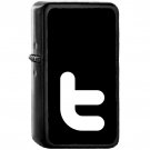 Twitter - Oil Windproof Black Lighters Briquet Encendedor 2