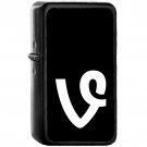 Vine - Oil Windproof Black Lighters Briquet Encendedor