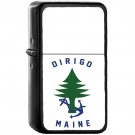 Ensign of Maine - Oil Windproof Black Lighters Briquet Encendedor