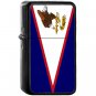Flag of American Samoa State / United States - Oil Windproof Black Lighters Briquet Encendedor