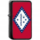 Flag of Arkansas V1 State / United States - Oil Windproof Black Lighters Briquet Encendedor